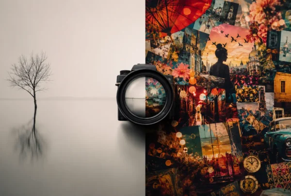 minimalizmus a maximalizmus vo fotografiii, banner